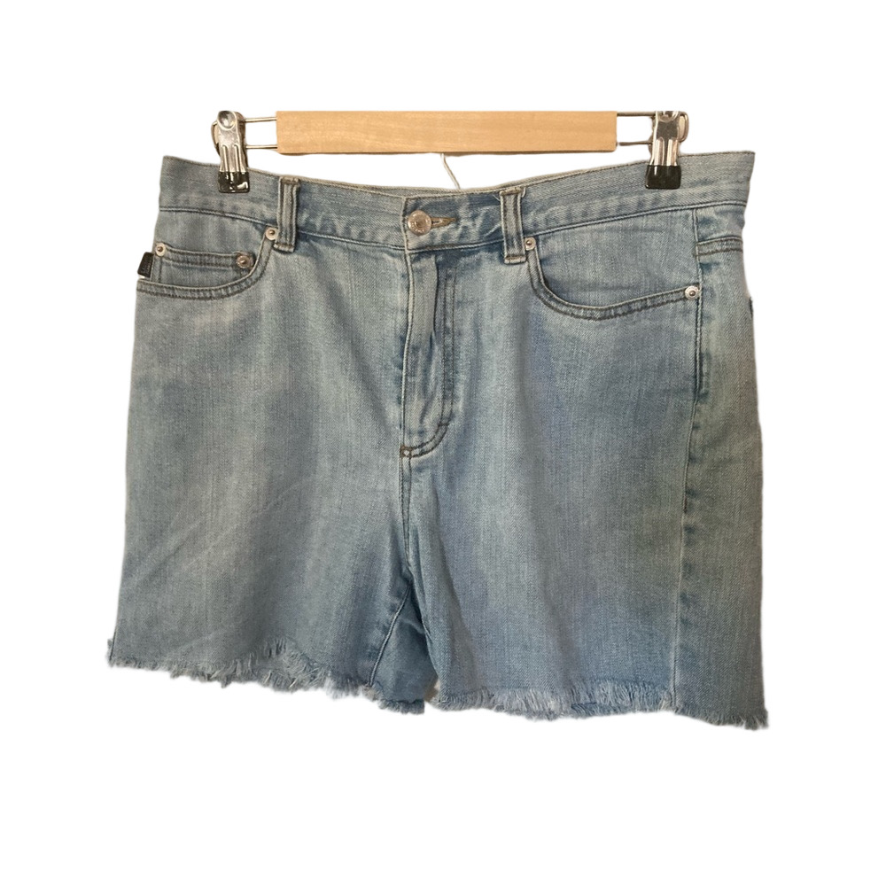 Lauren Jeans Co Ralph Lauren denim frayed light wash shorts size 8